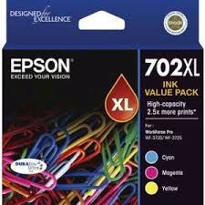 Epson OEM 702 C/M/Y XL Ink Pack - Click to enlarge