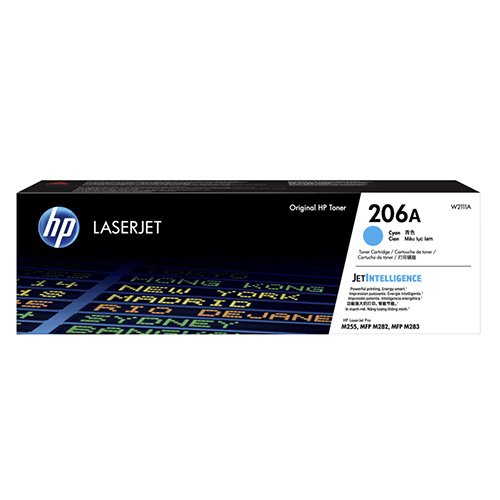 HP OEM 206A W2111A L/Y Cyan Toner - Click to enlarge