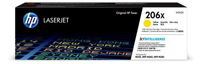 HP OEM 206X W2112X H/Y Yellow Toner - Click to enlarge