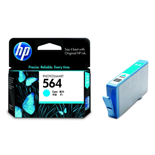 HP OEM #564 CB318WA Cyan Inkjet - Click to enlarge