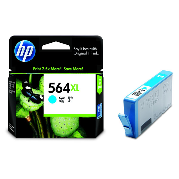 HP OEM #564XL CB323WA Cyan Inkjet - Click to enlarge