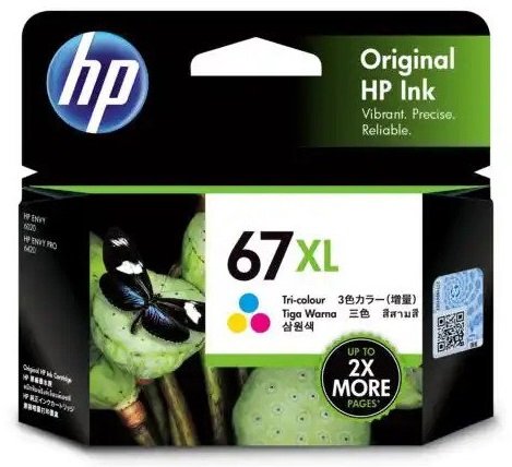 HP OEM #67XL 3YM58AA HY Inkjet Colour - Click to enlarge