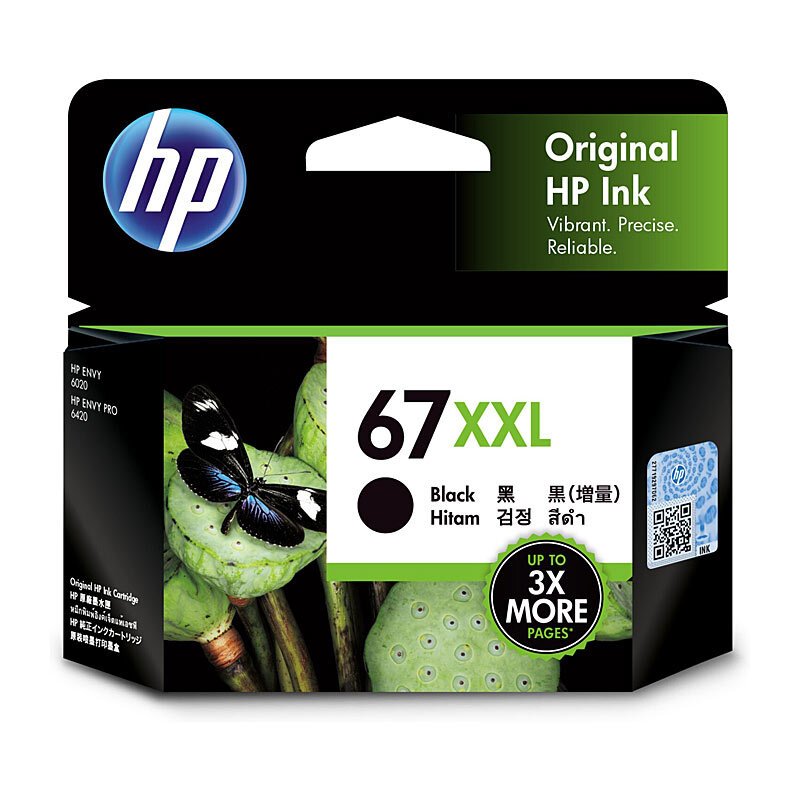 HP OEM #67XXL 3YM59AA EX/HY Inkjet Black - Click to enlarge