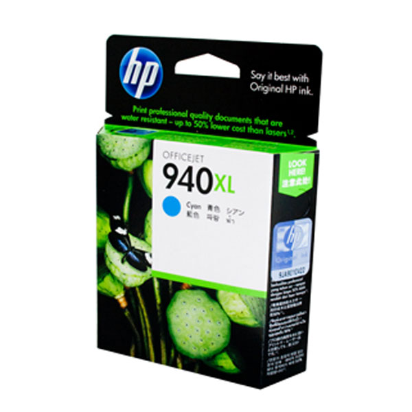 HP OEM #940XL C4907AA Cyan Ink - Click to enlarge