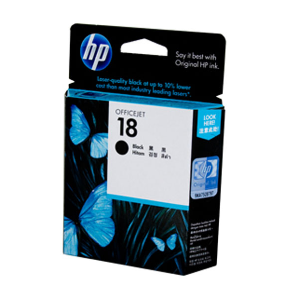 HP OEM #18 C4936A Black Inkjet - Click to enlarge