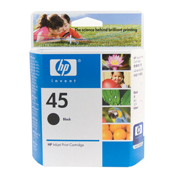 HP OEM #45  51645Aa Black Inkjet - Click to enlarge