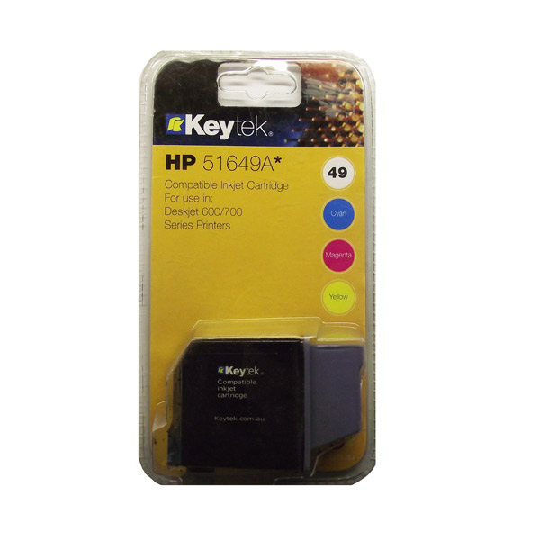 HP Compat #49 51649Aa Colour Ink Blister - Click to enlarge