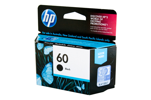 HP OEM #60 CC640WA Black Inkjet - Click to enlarge