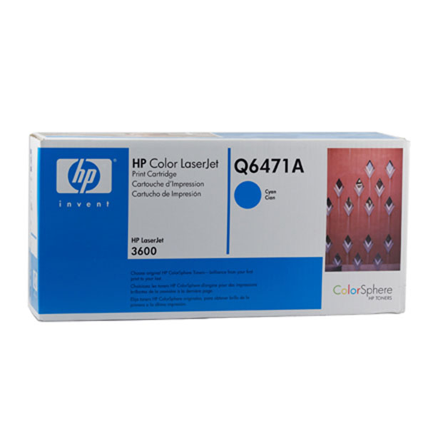 Hewlett Packard OEM Q6471A Cyan Toner - Click to enlarge