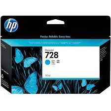 HP OEM #728 F9J67A Cyan Inkjet - Click to enlarge