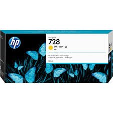HP OEM #728 F9J65A Yellow Inkjet - Click to enlarge