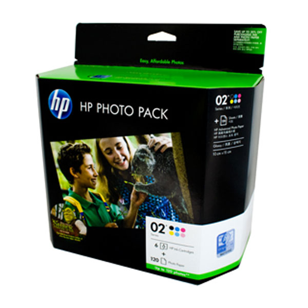 HP OEM #02 CG849AA Inkjet Value Pack - Click to enlarge