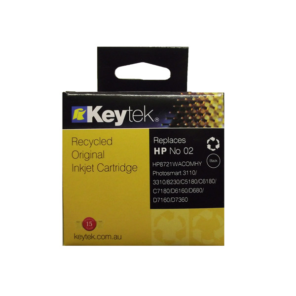 HP Compat #02 C8721WA HY Black Inkjet - Click to enlarge