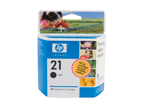 HP OEM #21 C9351AA Black Inkjet - Click to enlarge