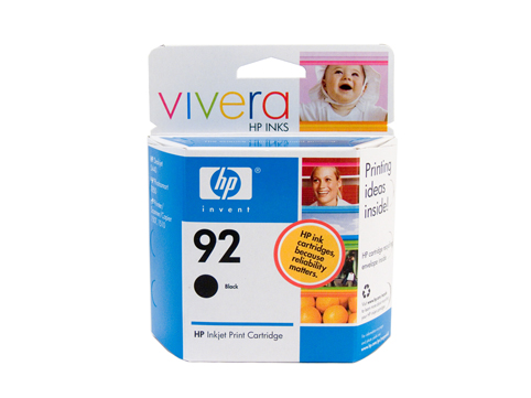 HP OEM #92 C9362WA Black Inkjet - Click to enlarge