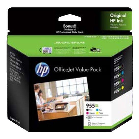 HP OEM #955XL 2PD46A Value Pack  HY - Click to enlarge