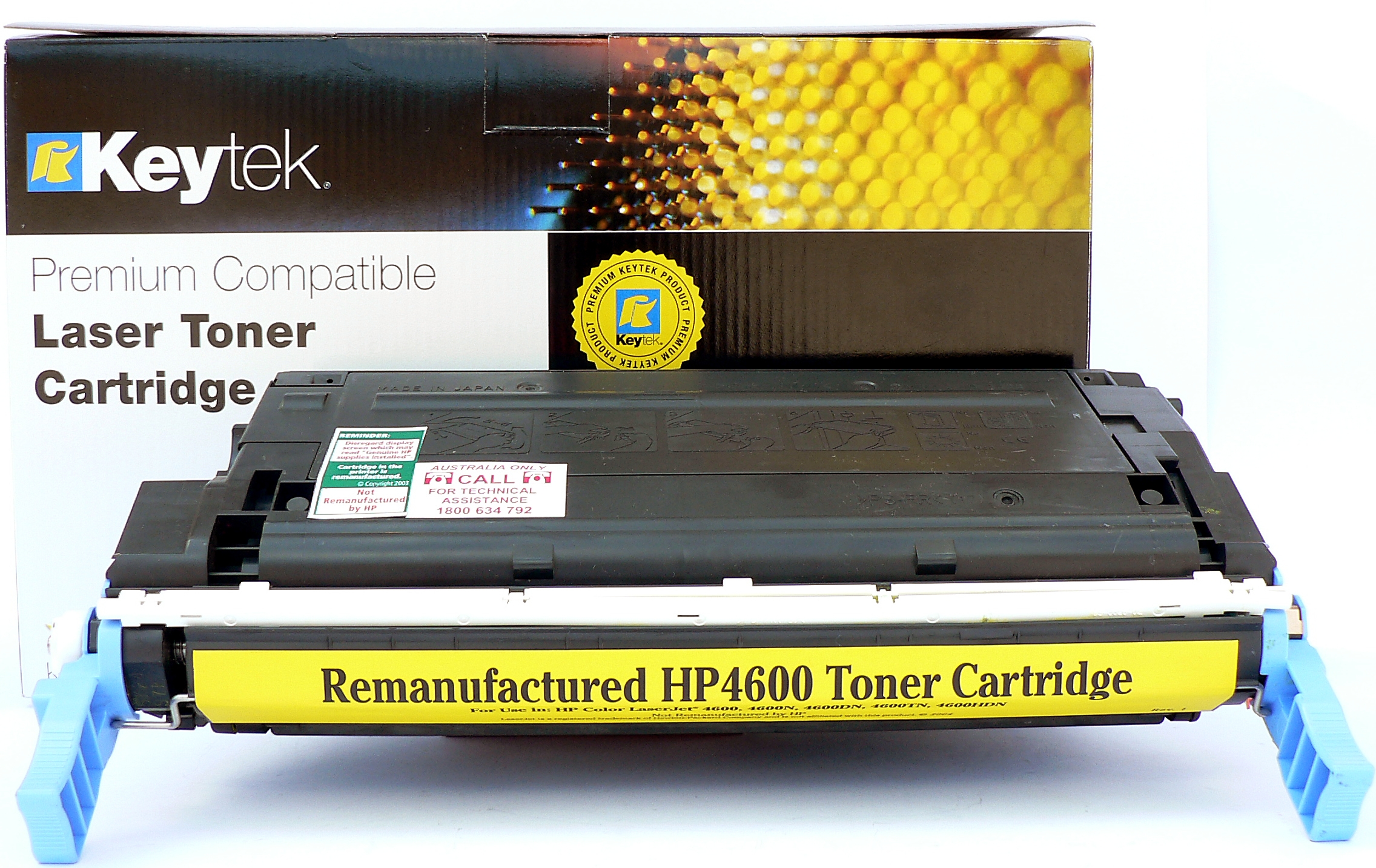 Hp Reman C9722A Yellow (4600) - Click to enlarge