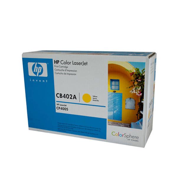 HP OEM CB402A CP4005 Toner Yellow - Click to enlarge
