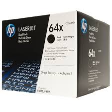 HP OEM CC364X Twin Pack #64X Toner - Click to enlarge