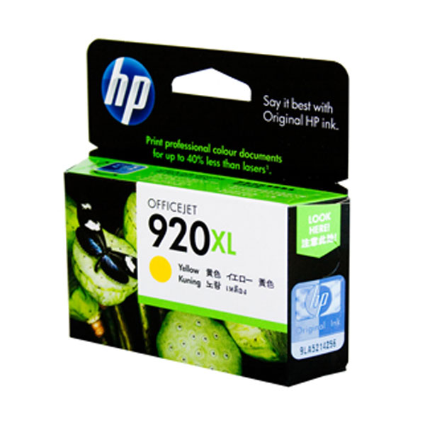 HP OEM #920XL CD974AA Yellow Inkjet - Click to enlarge