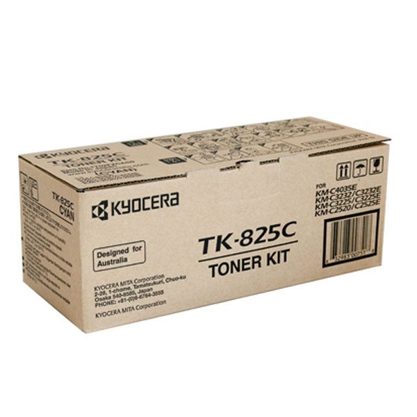 Kyocera OEM TK-825C (KM-C2520) Cyan - Click to enlarge