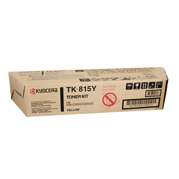 Kyocera OEM TK-815 Yellow Toner Cart - Click to enlarge