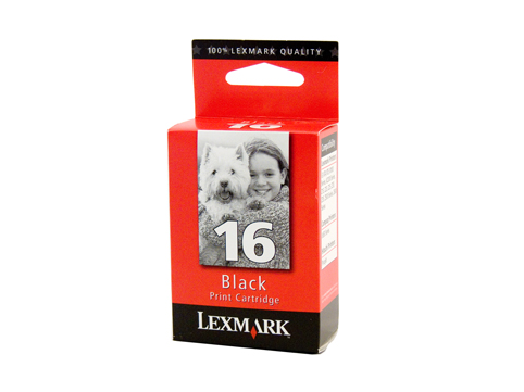 Lexmark OEM #16 Z33 Black Inkjet - Click to enlarge