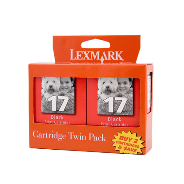 Lexmark OEM #17 Black Twin Pack Mod Use - Click to enlarge