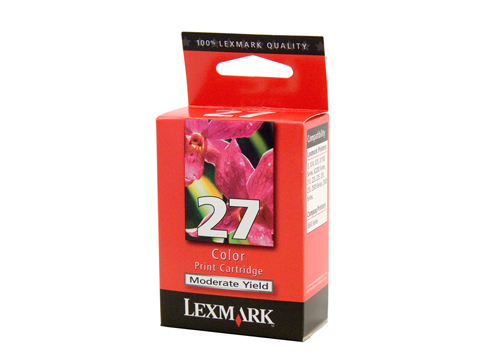 Lexmark OEM #27 Colour Inkjet Mod Use - Click to enlarge