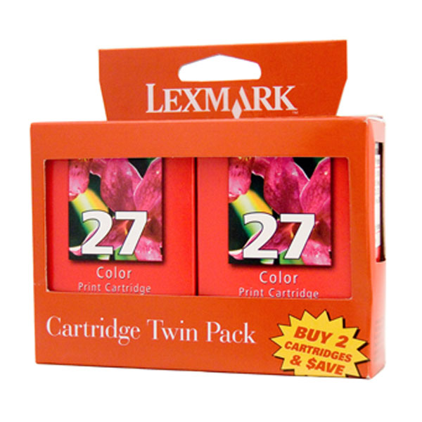 Lexmark OEM #27 Colour Twin Pack Mod Use - Click to enlarge