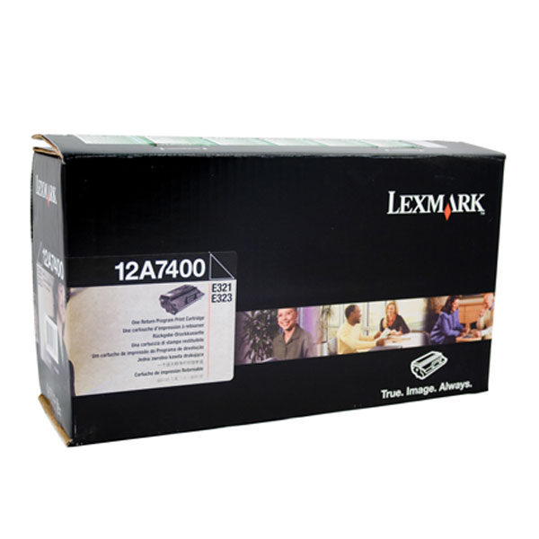 Lexmark E321/323 Tnr Cart 3K 12A7400 - Click to enlarge