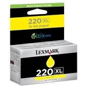 Lexmark OEM #220XL Inkjet Yellow - Click to enlarge