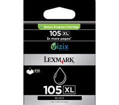 Lexmark OEM No.105 Inkjet Black 4 Pack - Click to enlarge