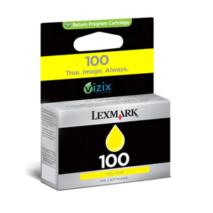 Lexmark OEM #100 Yellow Std Yield - Click to enlarge