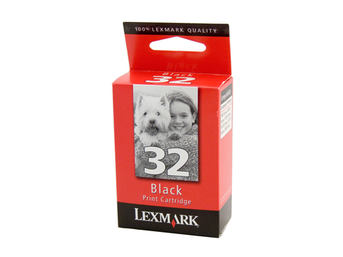 Lexmark OEM #32 18C0032 Black Ink - Click to enlarge