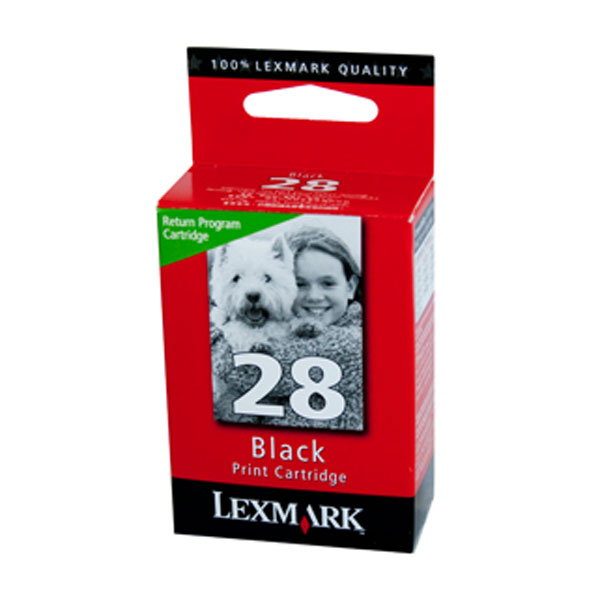Lexmark OEM #28 18C1428A Black Inkjet - Click to enlarge