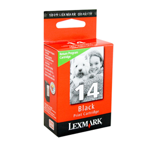 Lexmark OEM #14 18C2080A Black Inkjet - Click to enlarge