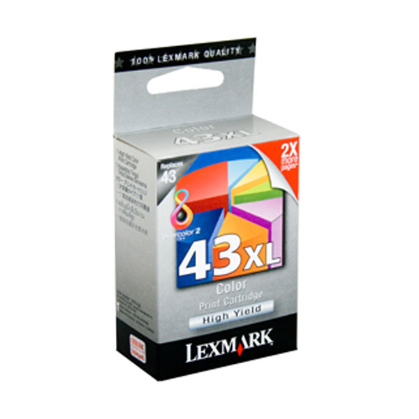 Lexmark OEM #43 18Y0143A Colour Inkjet - Click to enlarge