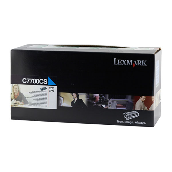 Lexmark OEM C7700CS Cyan Prebate Toner - Click to enlarge