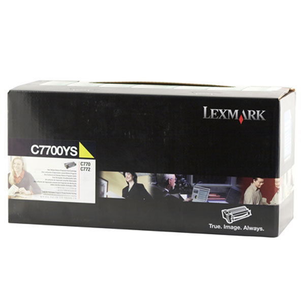 Lexmark OEM C7700YS Yellow Prebate Toner - Click to enlarge