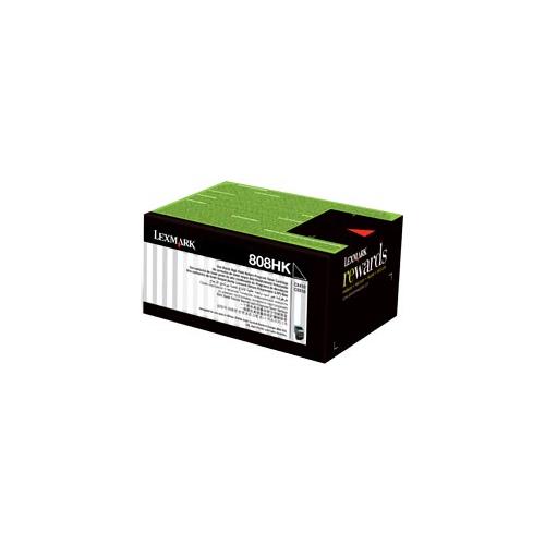 Lexmark OEM 80C8HK0 Black Toner 4K - Click to enlarge