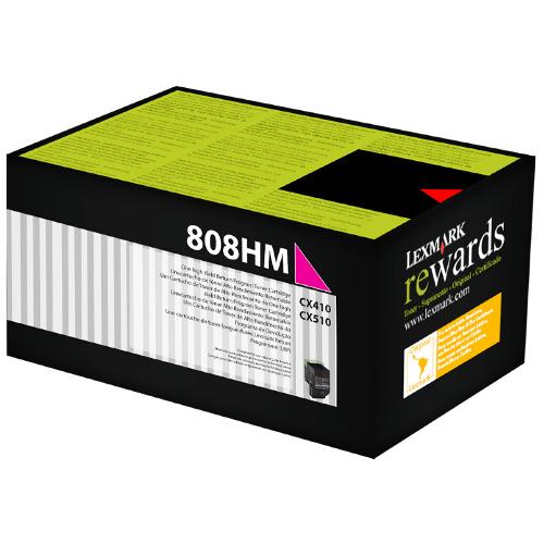 Lexmark OEM 80C8HM0 Magenta Toner 3K - Click to enlarge