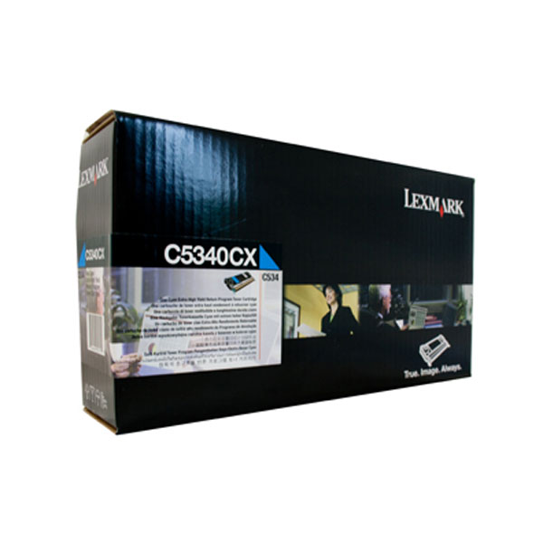 Lexmark OEM C5340CX Cyan Extra HY Toner - Click to enlarge