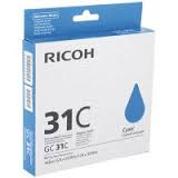 Ricoh OEM GC31 Gel Ink Cyan - Click to enlarge