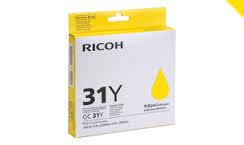Ricoh OEM GC31 Gel Ink Yellow - Click to enlarge