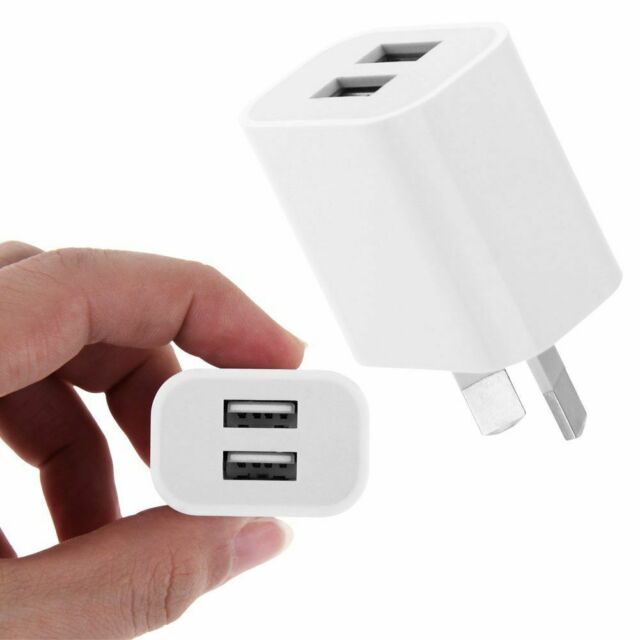 2 Port USB  Wall Plug - Click to enlarge