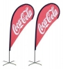 Teardrop Banners 3.4m Twin Pk Inc Base - Click for more info