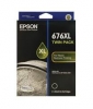 Epson OEM 676XL Inkjet Black Twin Pack - Click for more info