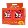 Lexmark OEM #27 Colour Twin Pack Mod Use - Click for more info