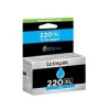 Lexmark OEM #220XL Inkjet Cyan - Click for more info